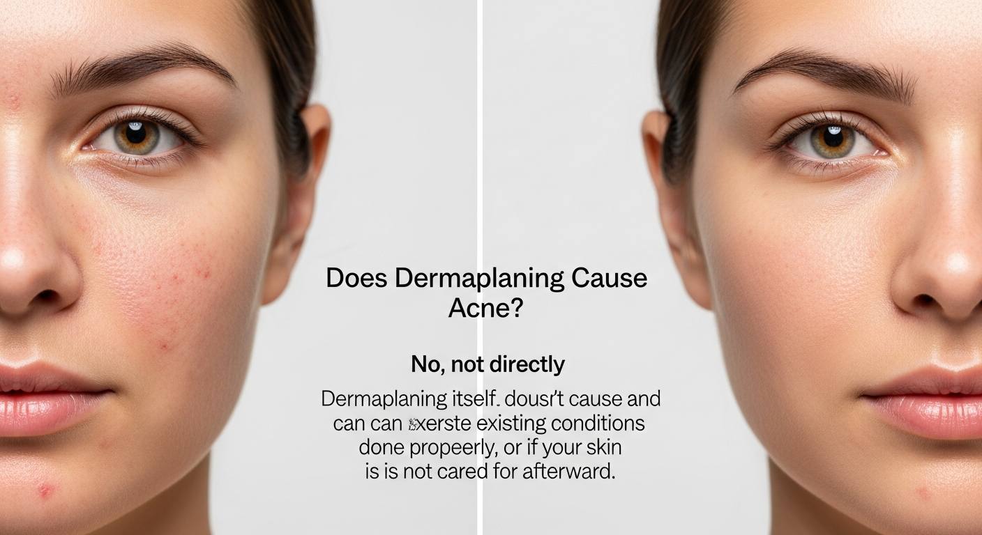 Does Dermaplaning Cause Acne