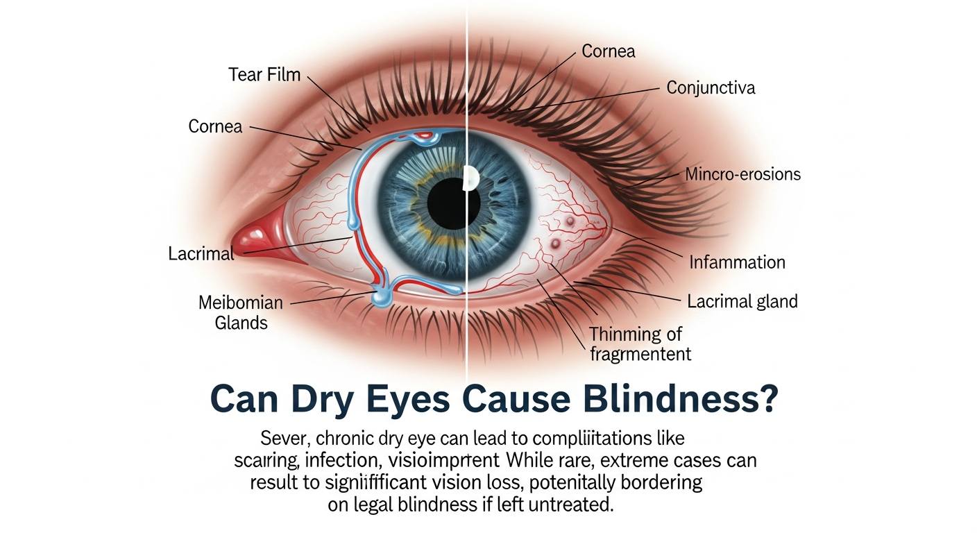 Can Dry Eyes Cause Blindness