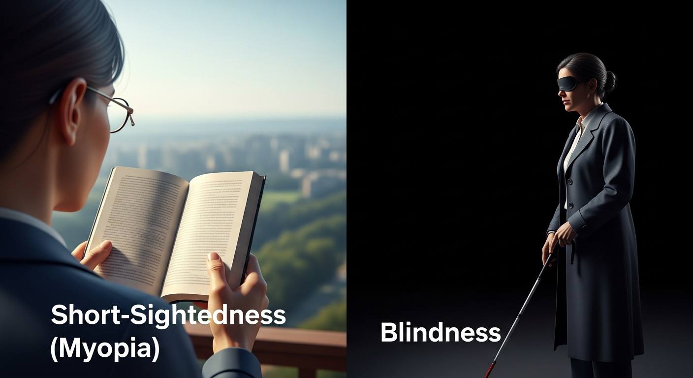 Can Short Sightedness Lead to Blindness