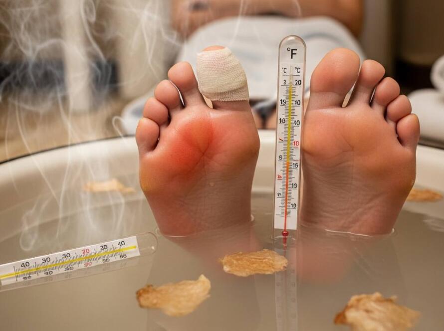 Disadvantages of Soaking Feet in Hot Water