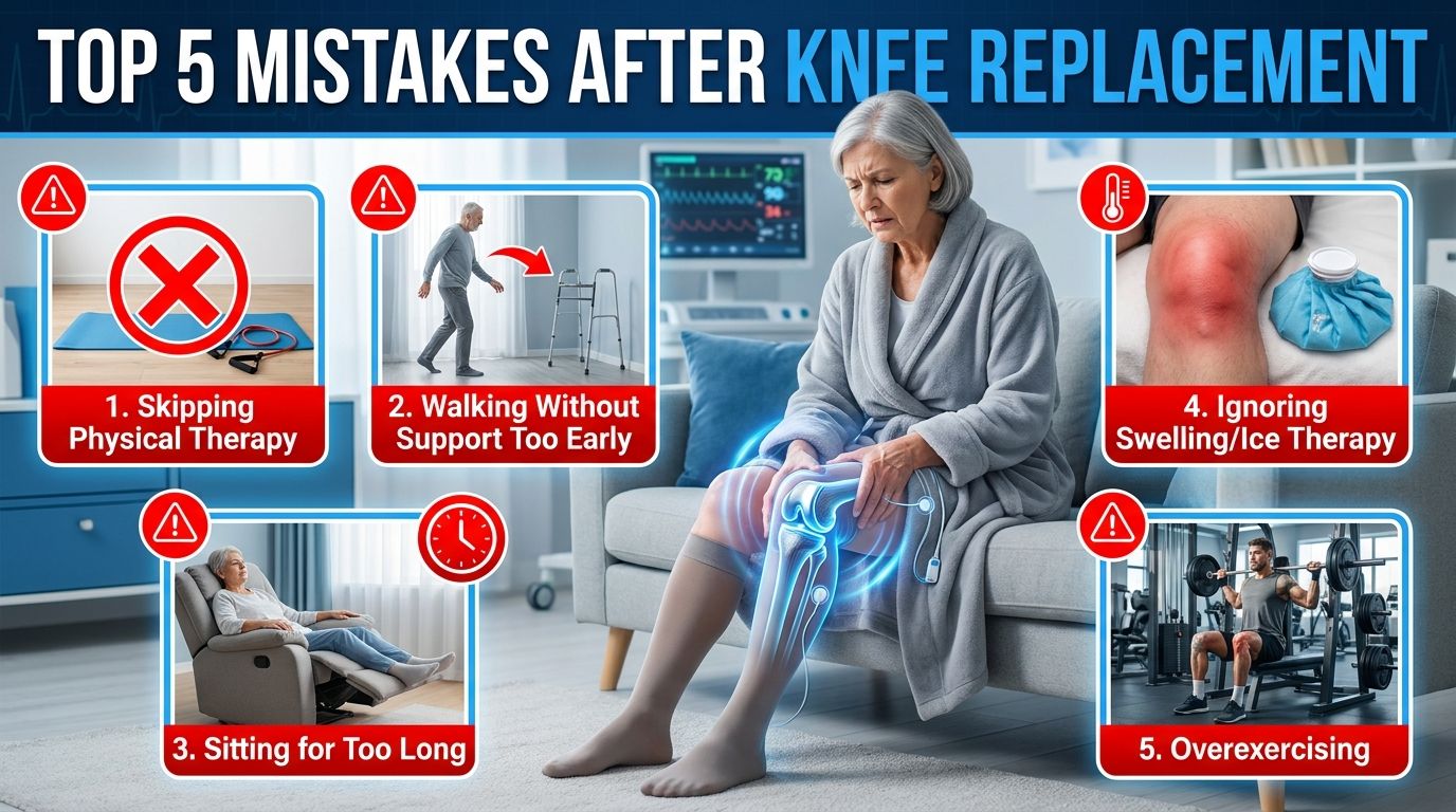 Top 5 Mistakes After Knee Replacement