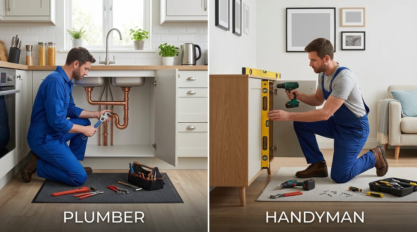 Plumber vs Handyman